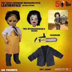 Mezco Living Dead Dolls Presents Texas Chainsaw Massacre (1974) Leatherface Deluxe Edition 10.5" Tall